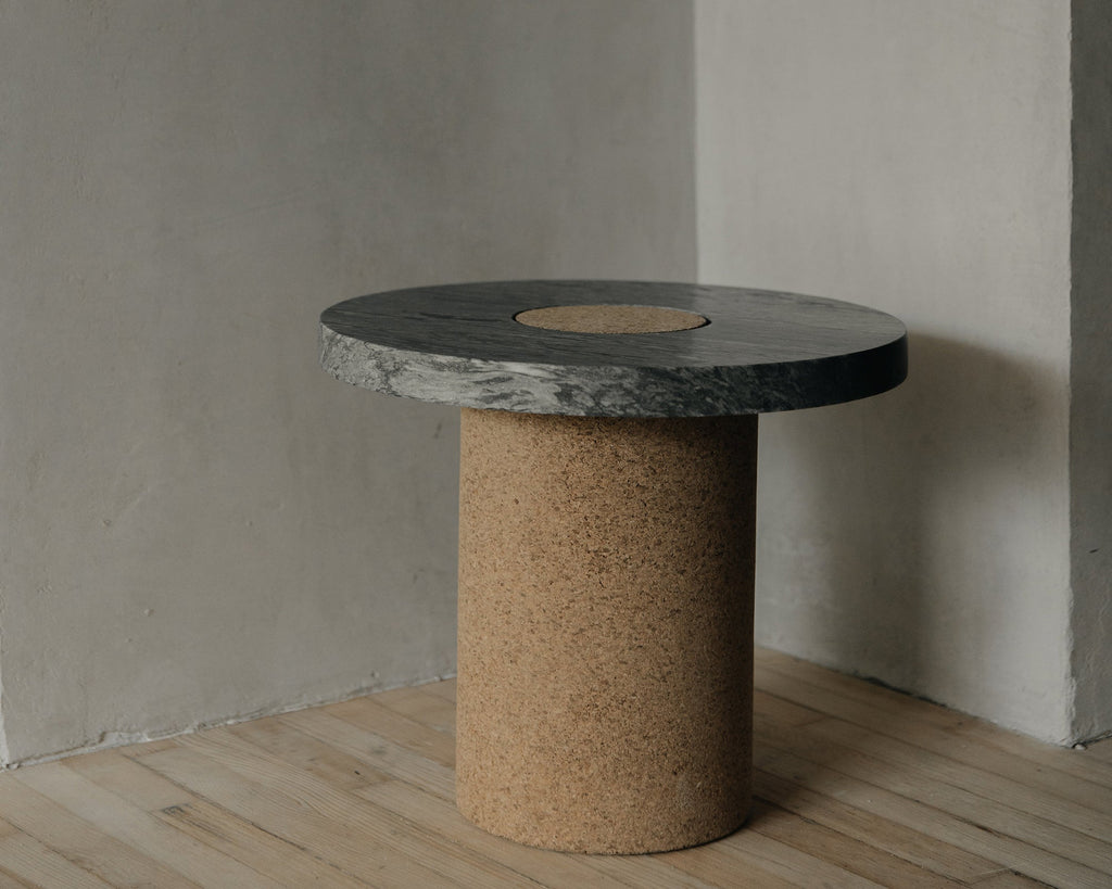 Sintra Table | Black Marble / Cork | Small