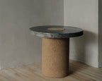 Sintra Table | Black Marble / Cork | Small