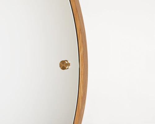 CM-1 Circle Mirror | Natural Oak | Small