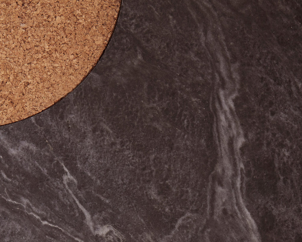 Sintra Dining Table | Black Marble / Cork