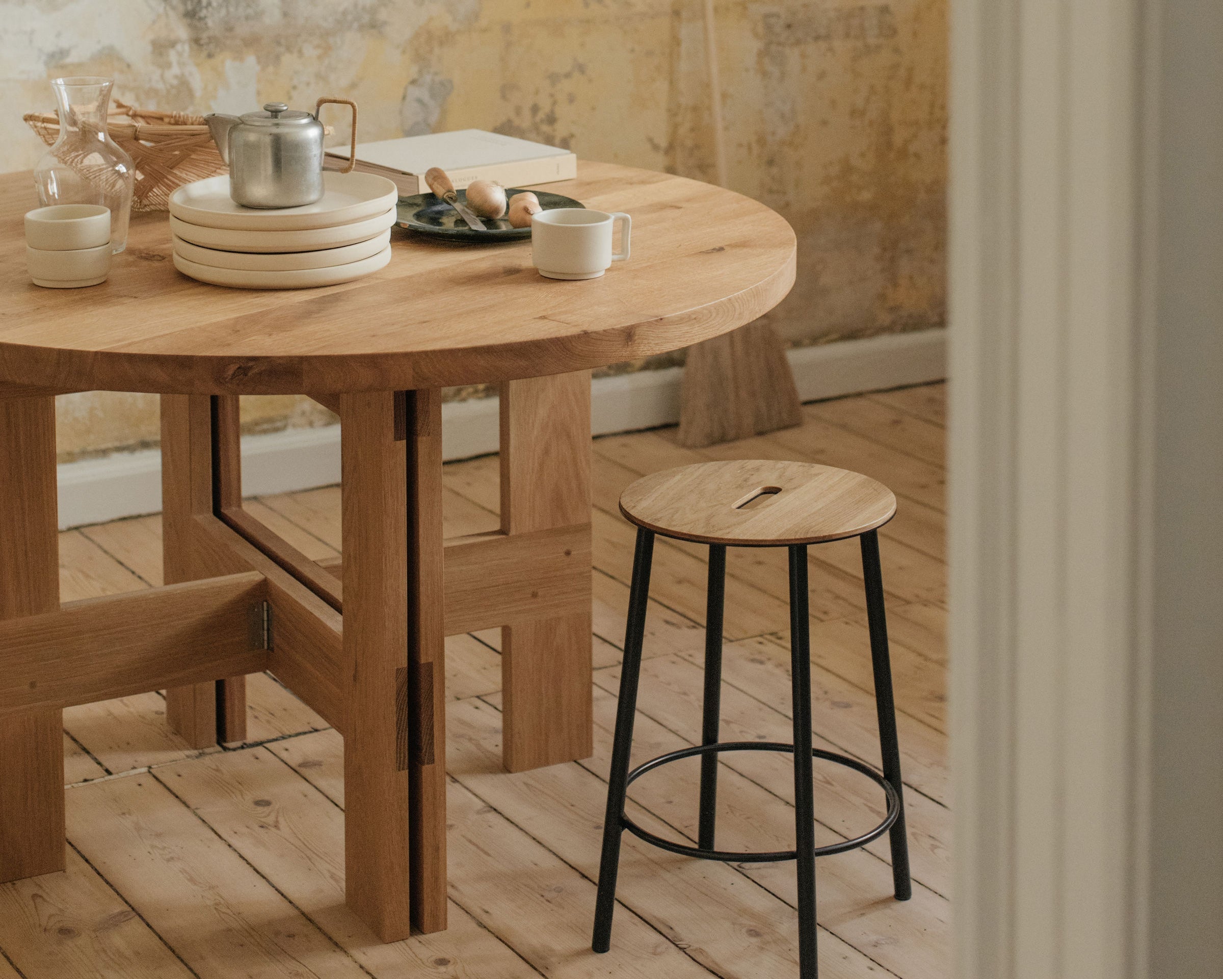 Farmhouse Table Trestles | Natural Oak