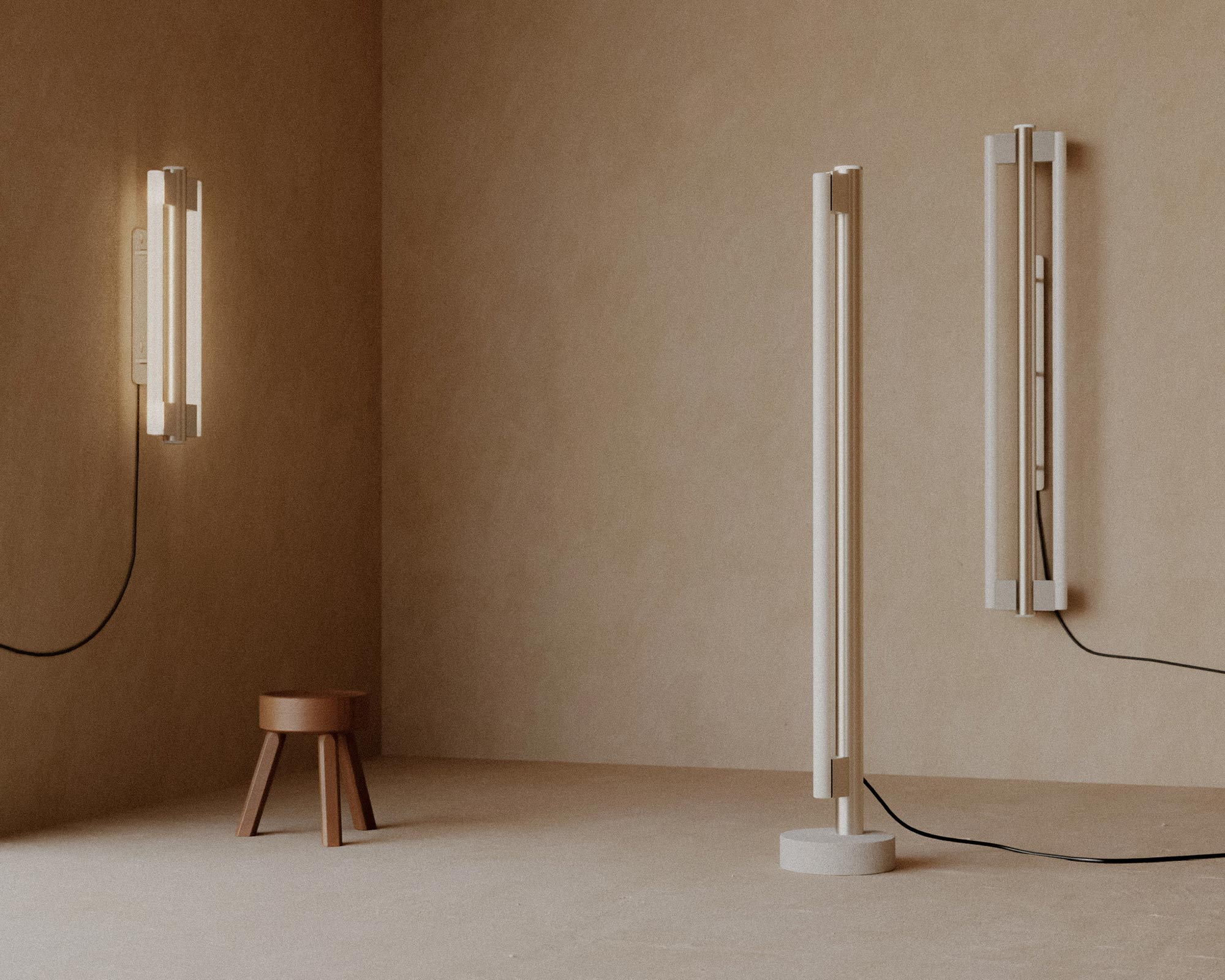 Eiffel Wall Lamp | Stainless Steel | Double 500