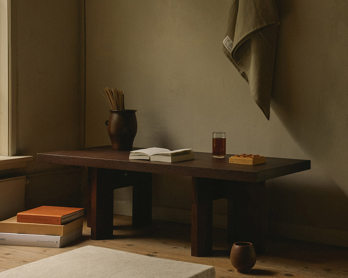 Farmhouse Coffee Table | Dark Oak | Rectangle