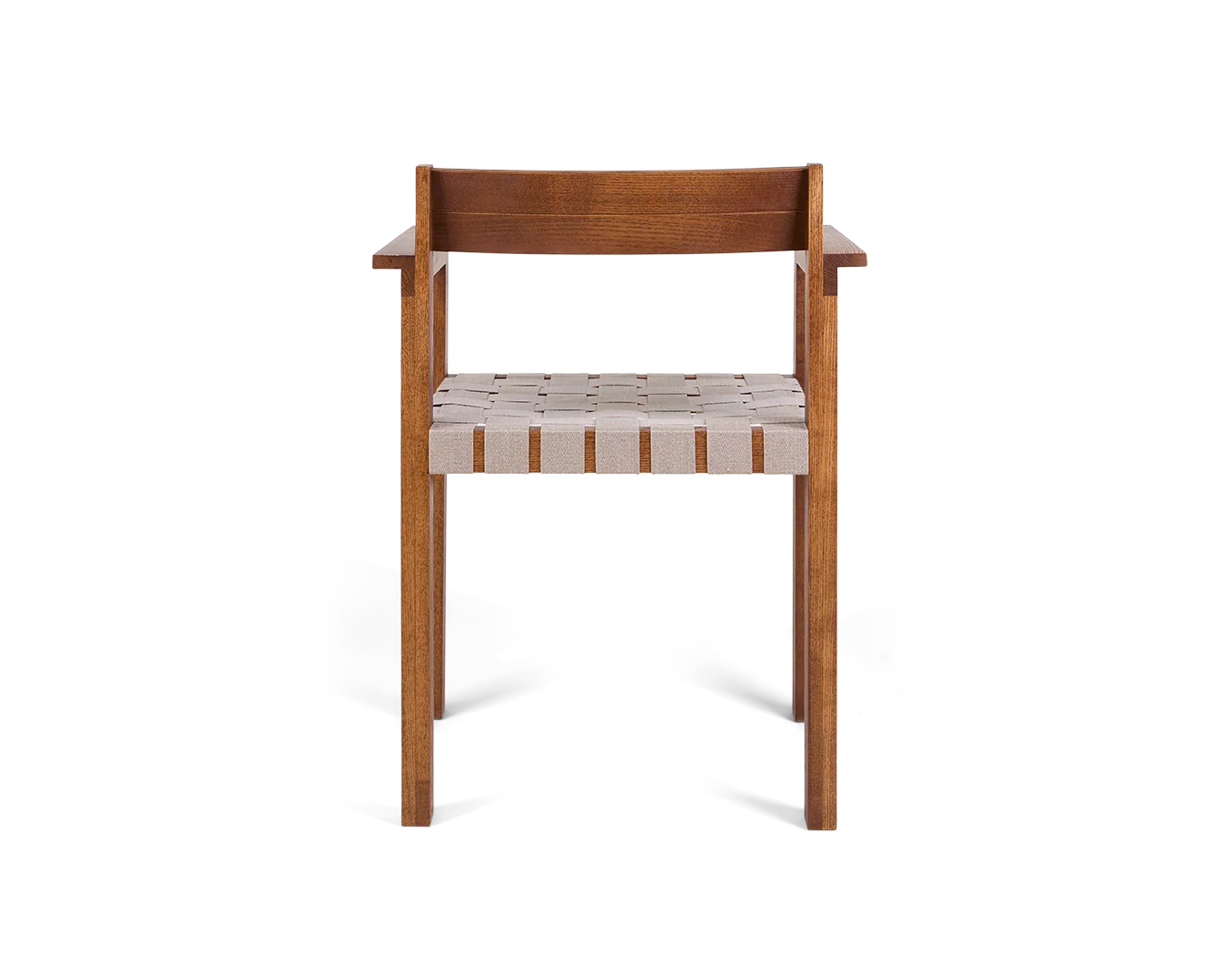 Cabinelm  Armrest Chair | Honey Ash Wood / Oat Fabric
