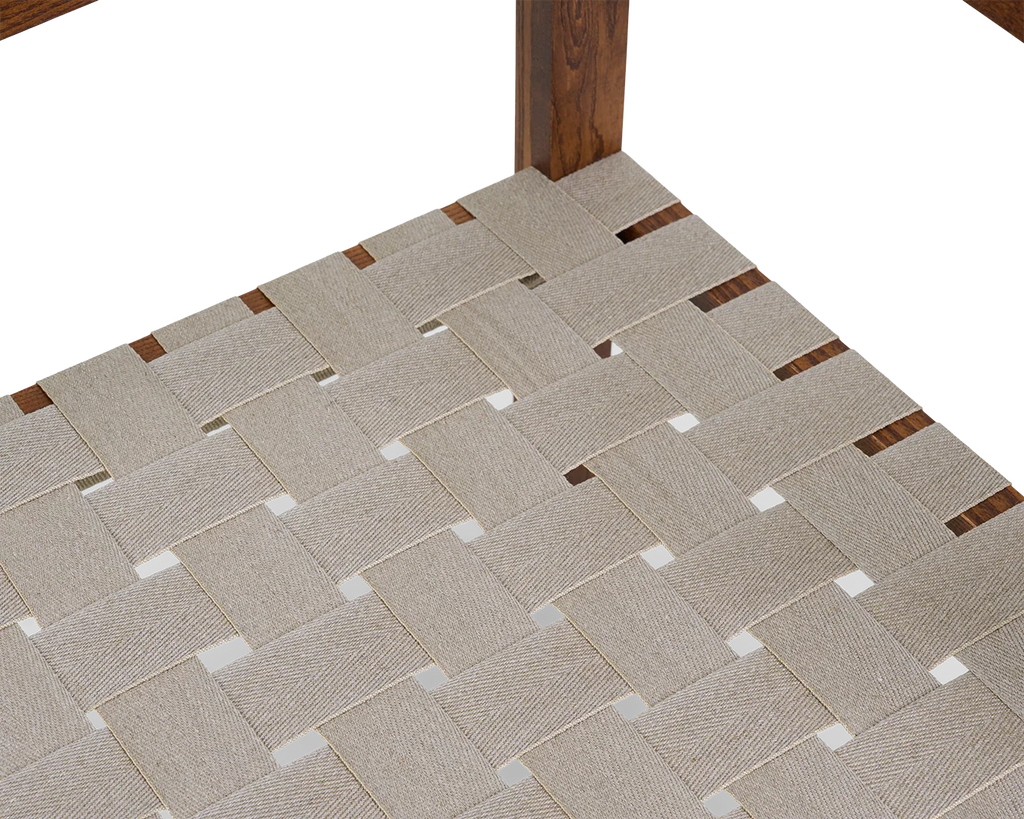 Symmetry Easy Chair | Honey Ash Wood / Oat Fabric