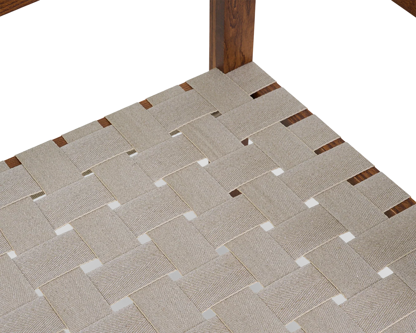 Symmetry Easy Chair | Honey Ash Wood / Oat Fabric