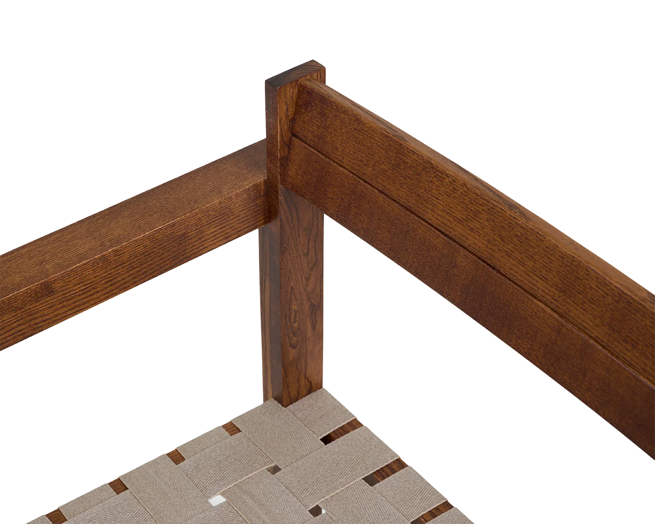 Symmetry Easy Chair | Honey Ash Wood / Oat Fabric