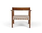 Symmetry Easy Chair | Honey Ash Wood / Oat Fabric