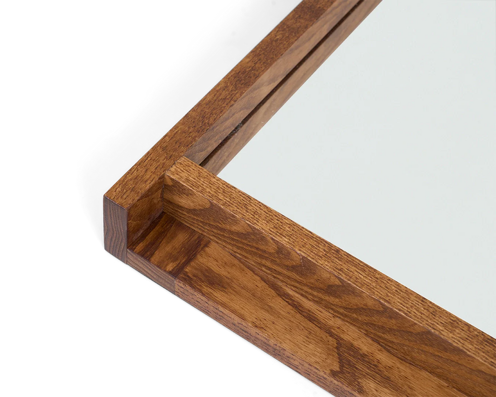 Symmetry Mirror | Honey Ash Wood | Large