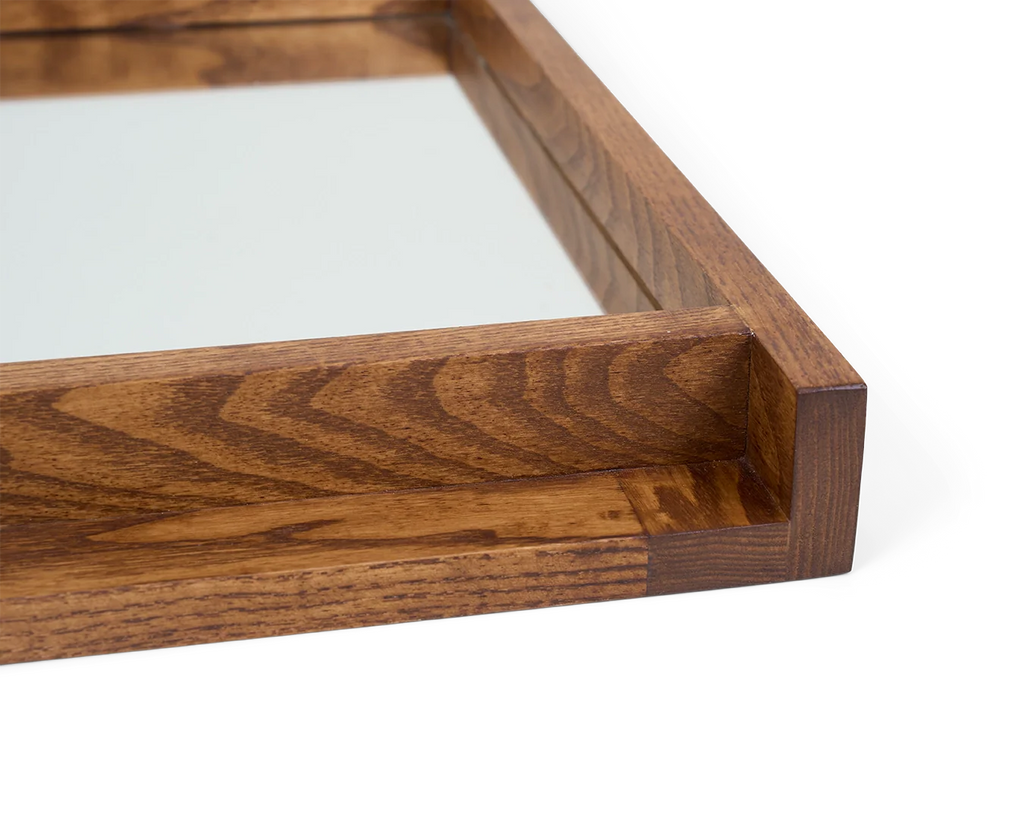 Symmetry Mirror | Honey Ash Wood | Large