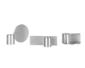 Fundament Candle Holder Set of Three | Stainless Steel