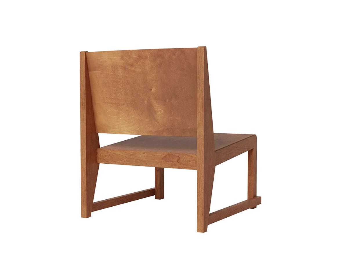 Easy Chair 01 | Warm Brown Birch