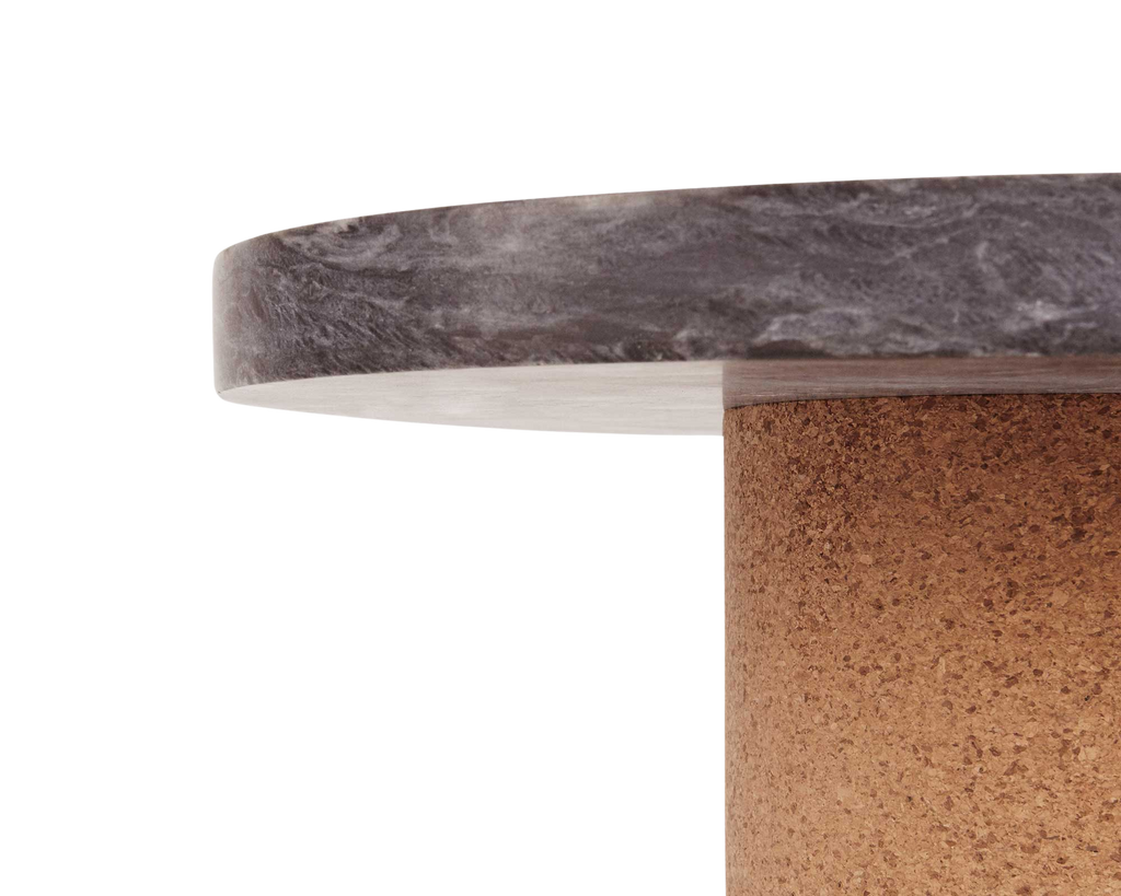 Sintra Table | Black Marble / Cork | Small