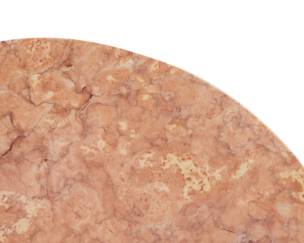 Sintra Dining Table | Red Limestone / Cork