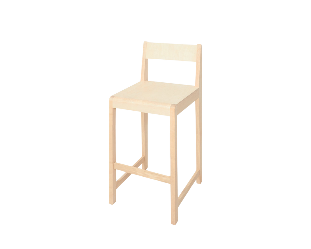 Bar Chair 01 | Natural Birch | H65
