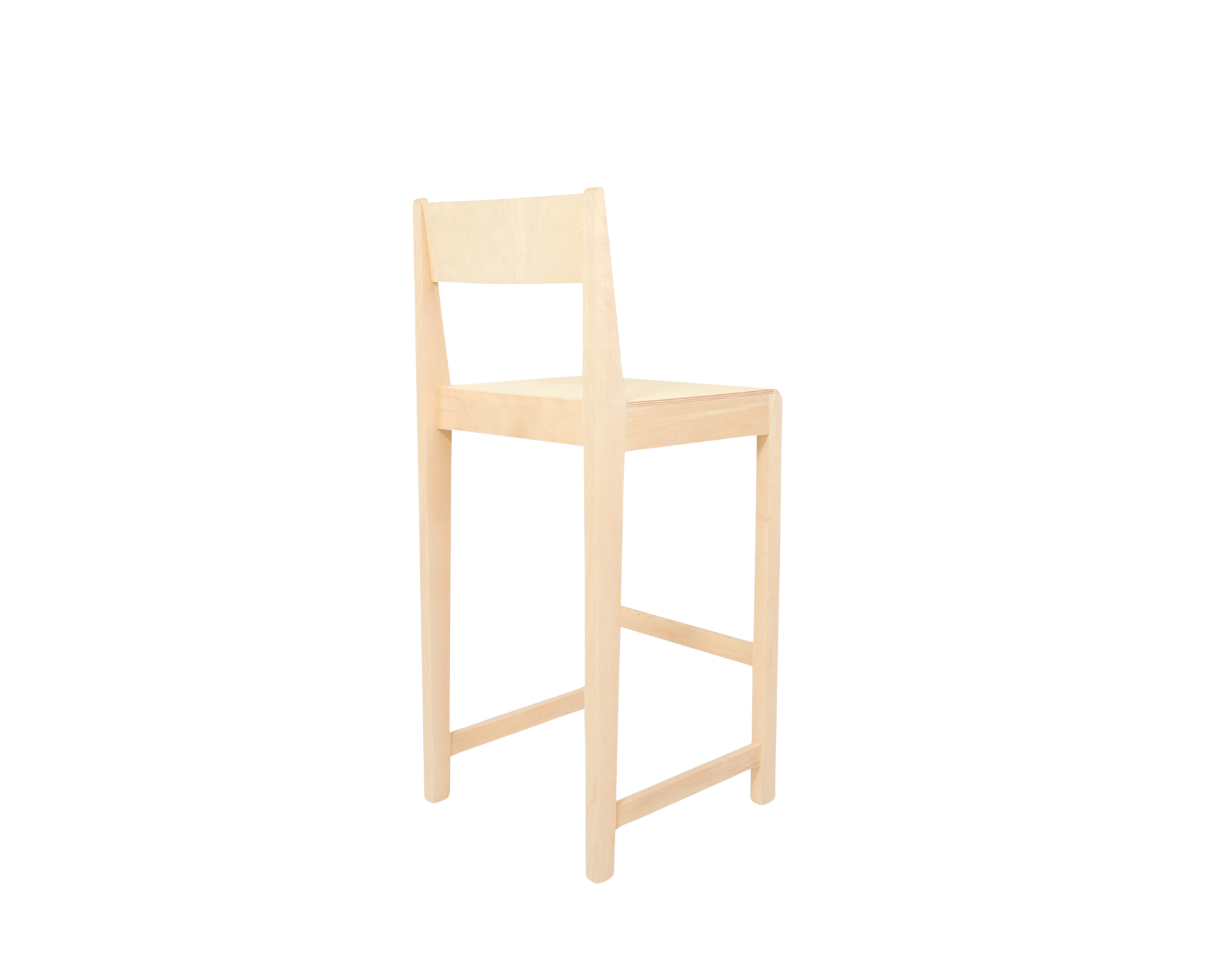 Bar Chair 01 | Natural Birch | H65