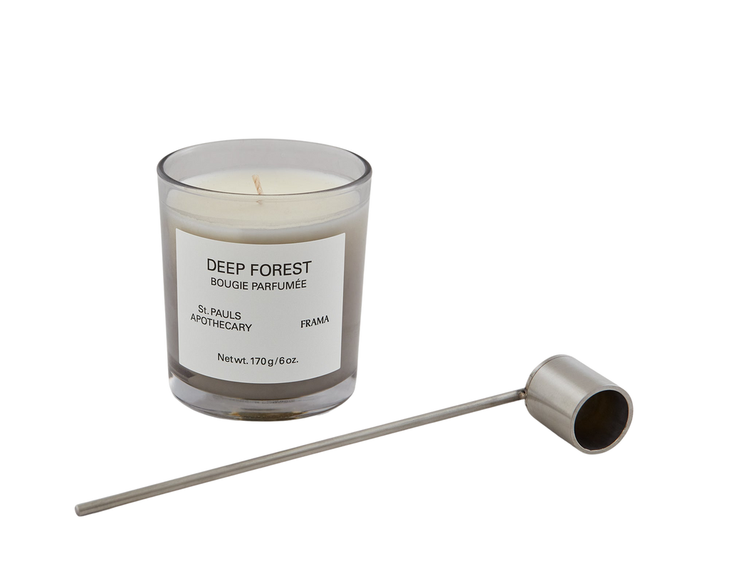 Scented Candle + Candle Snuffer | Deep Forest | 170 g