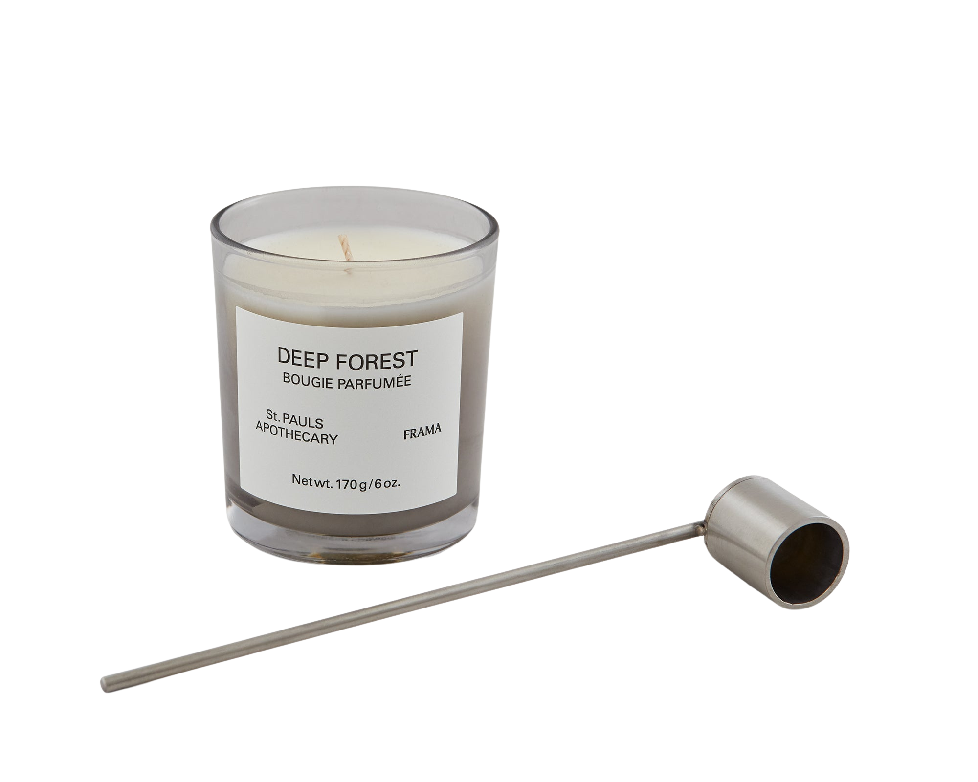 Scented Candle + Candle Snuffer | Deep Forest | 170 g