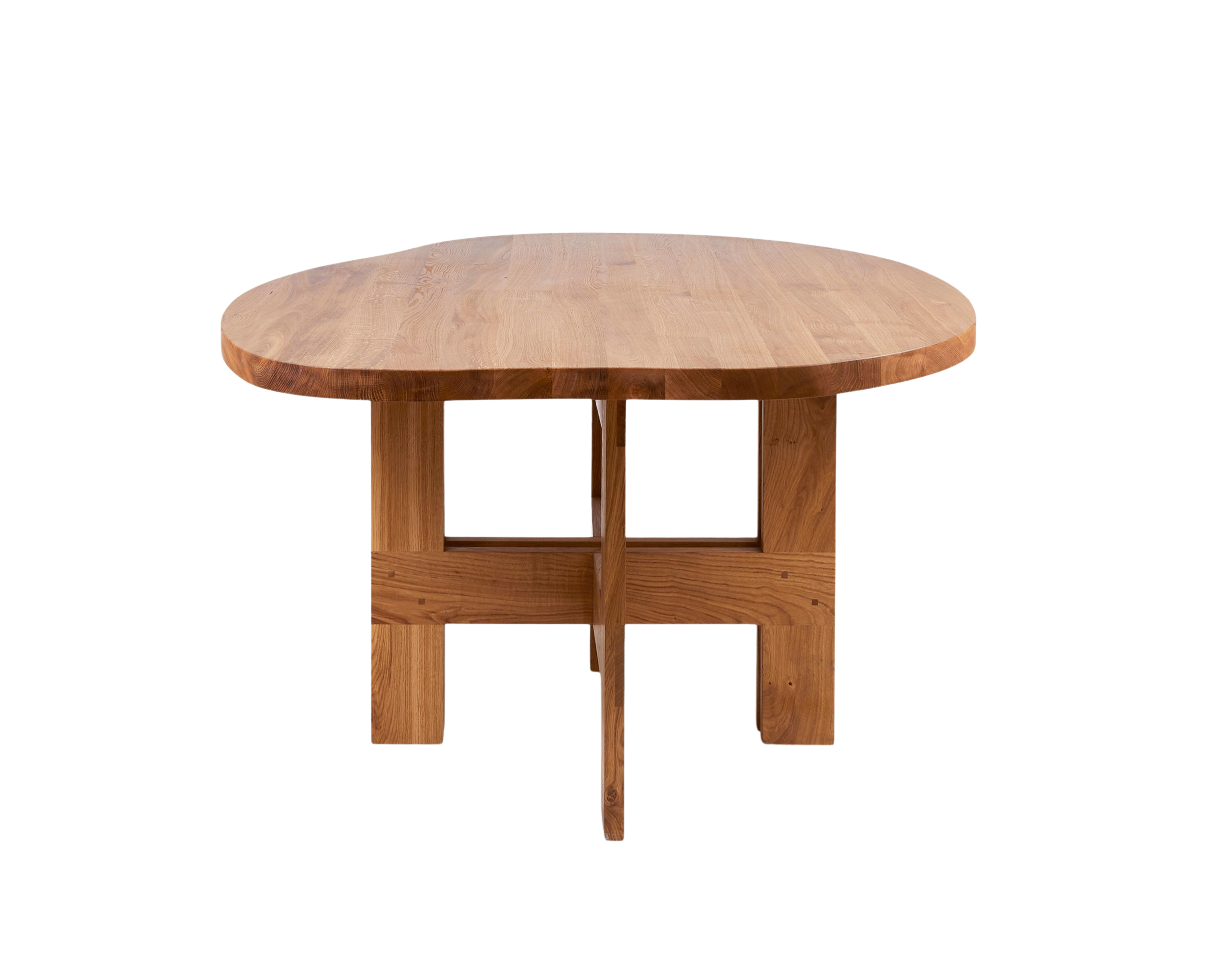 Farmhouse Trestle Table | Natural Oak | Pond