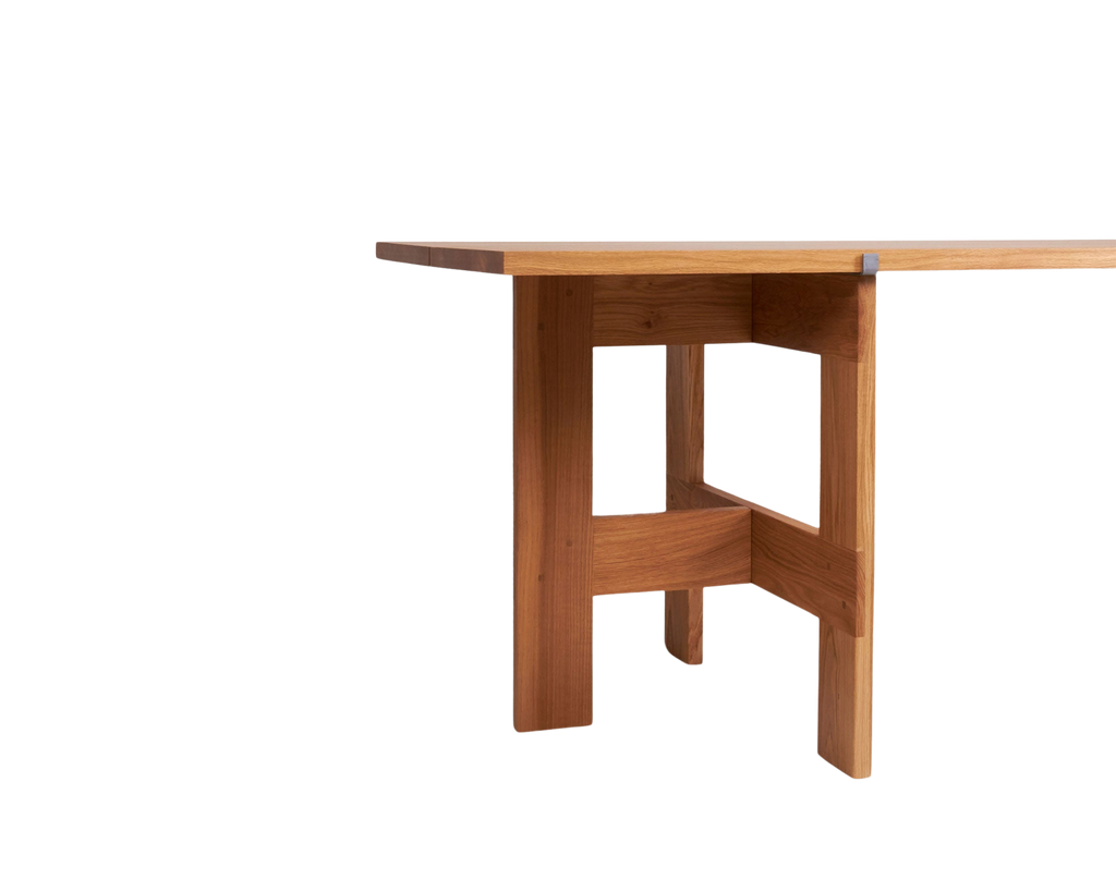 Farmhouse Trestle Table | Natural Oak | L220 Planks