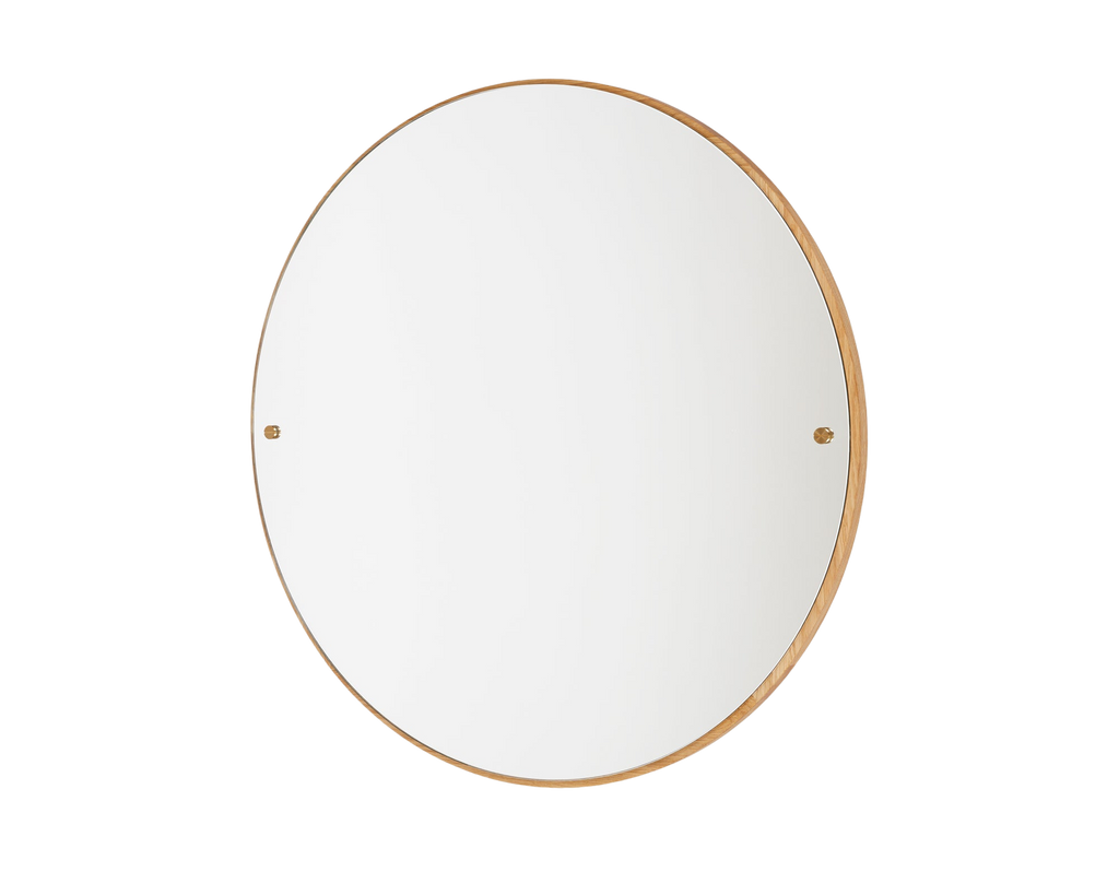 CM-1 Circle Mirror | Natural Oak | Large