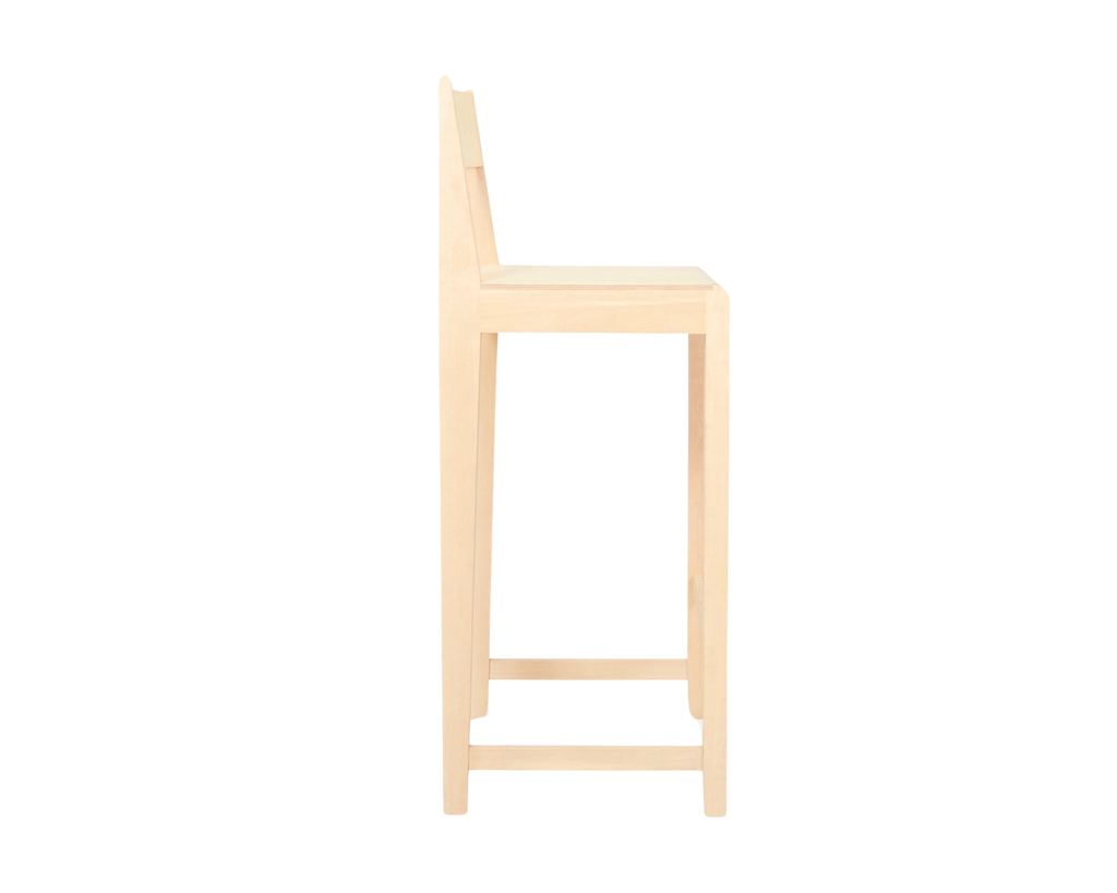 Bar Chair 01 | Natural Birch | H76