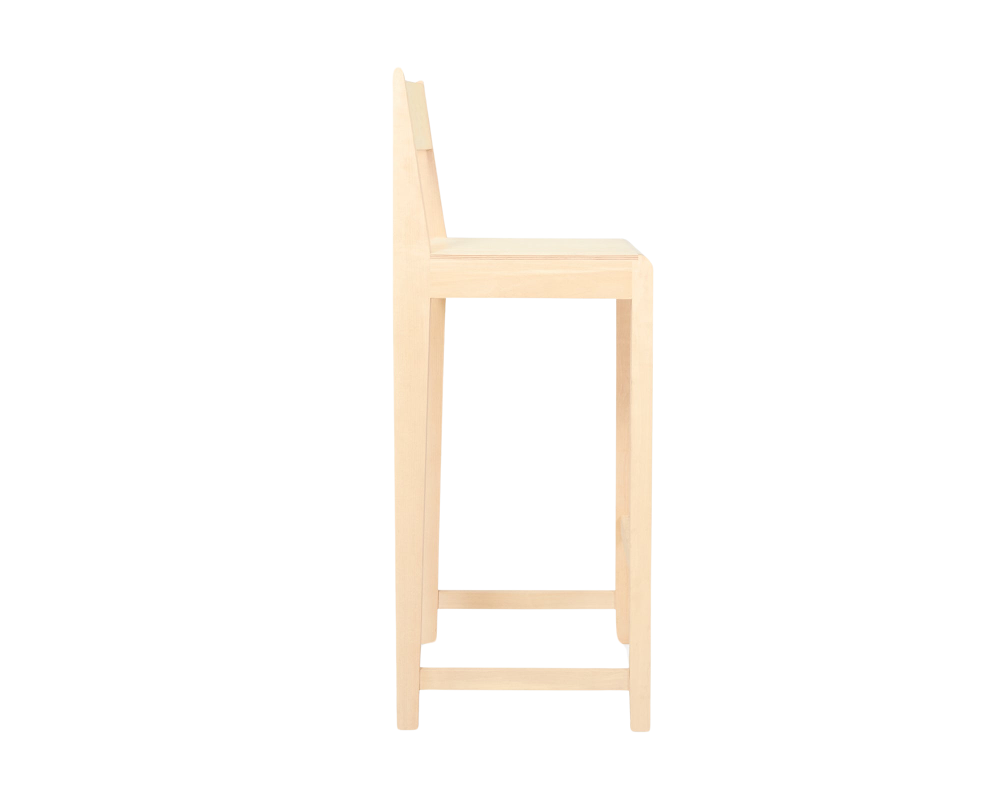 Bar Chair 01 | Natural Birch | H76
