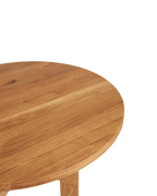 Farmhouse Trestle Table | Natural Oak | 120 Ø Round