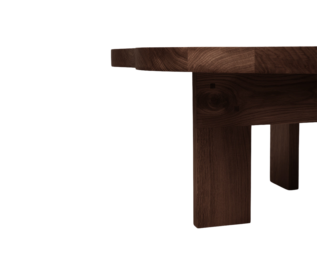 Farmhouse Coffee Table | Dark Oak | Pond