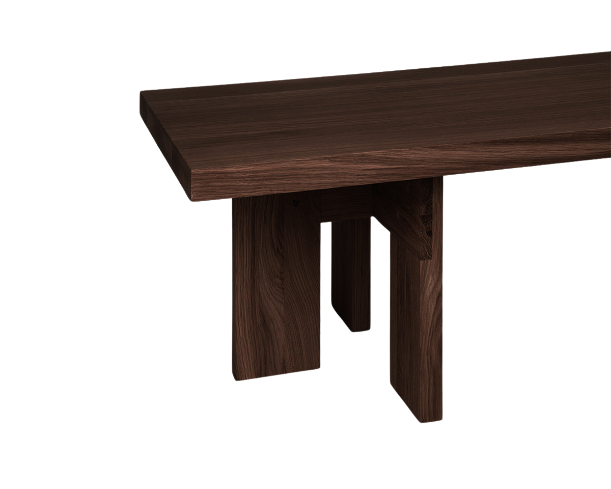 Farmhouse Coffee Table | Dark Oak | Rectangle