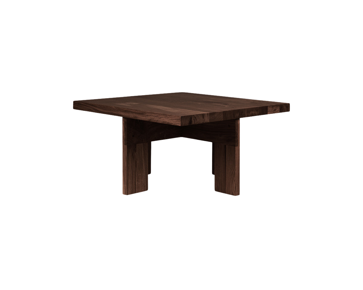 Farmhouse Coffee Table | Dark Oak | Square