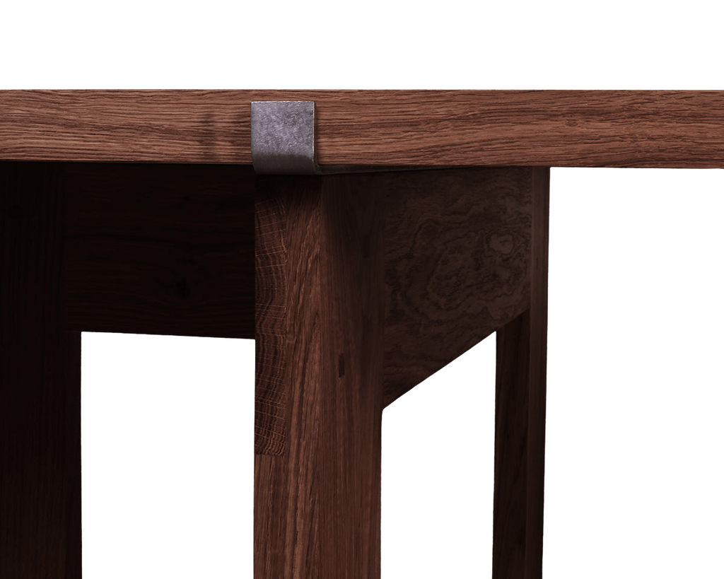Farmhouse Trestle Table | Dark Oak | L220 Planks
