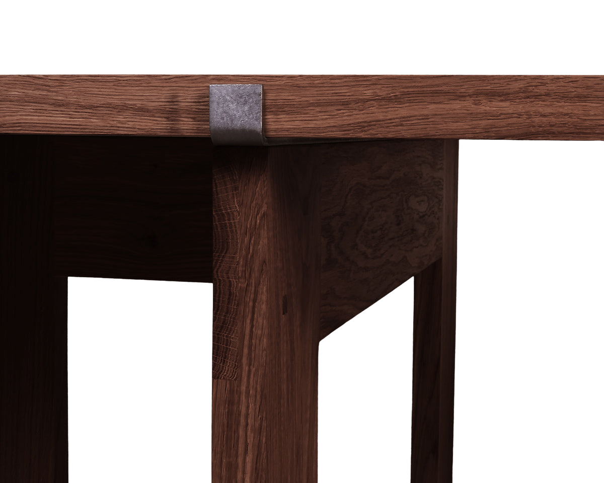 Farmhouse Trestle Table | Dark Oak | L220 Planks