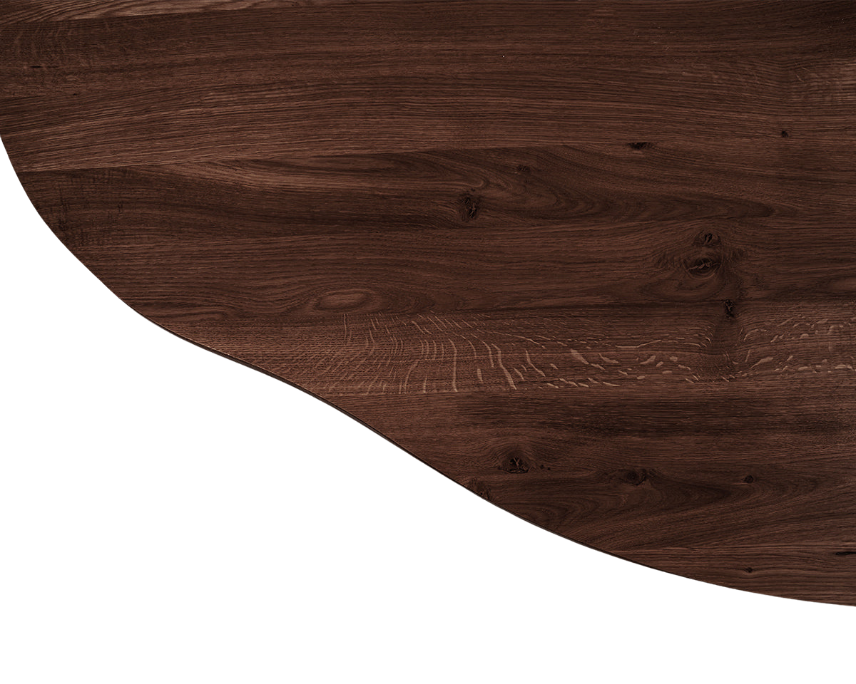 Farmhouse Trestle Table | Dark Oak | Pond