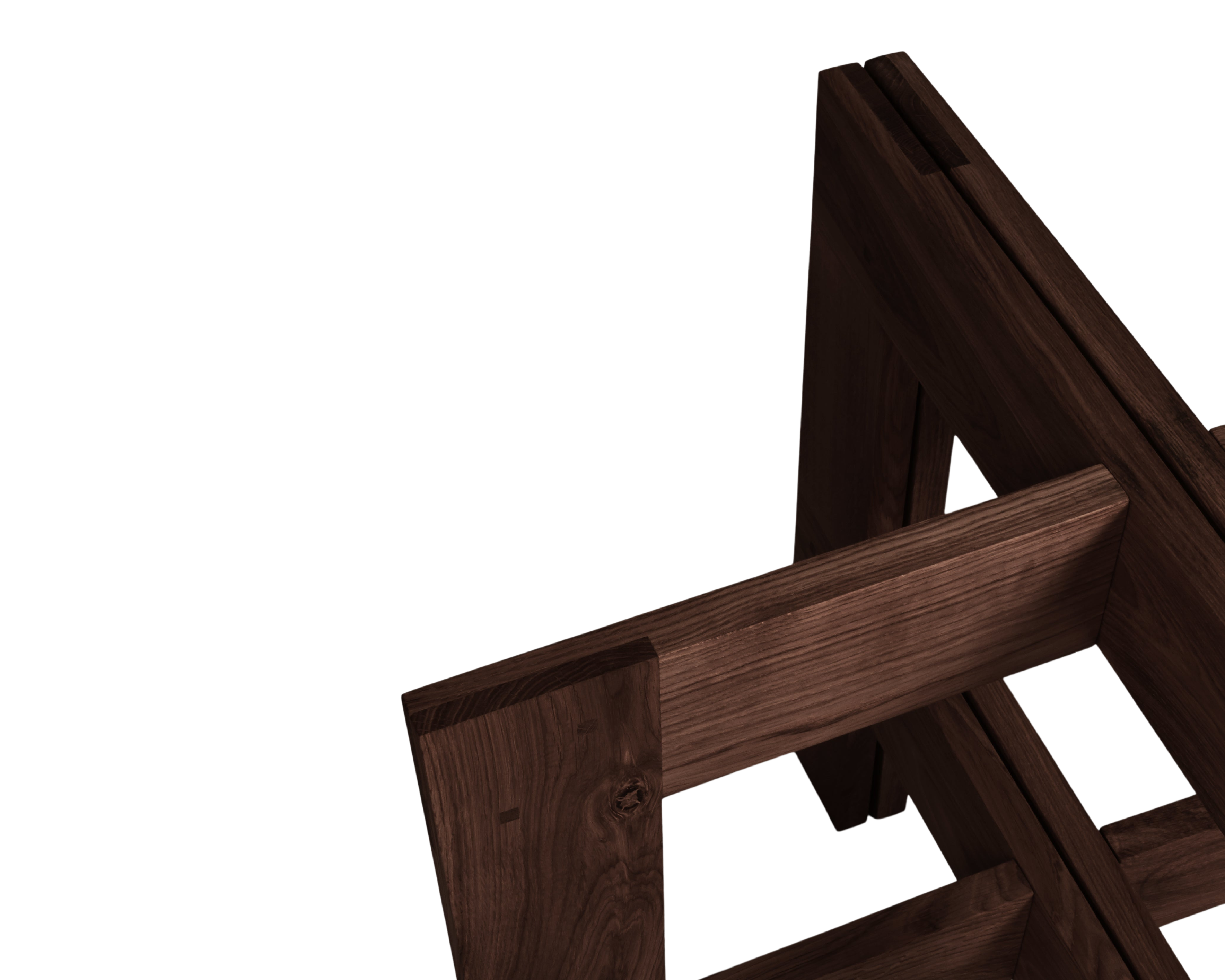 Farmhouse Table Trestles | Dark Oak