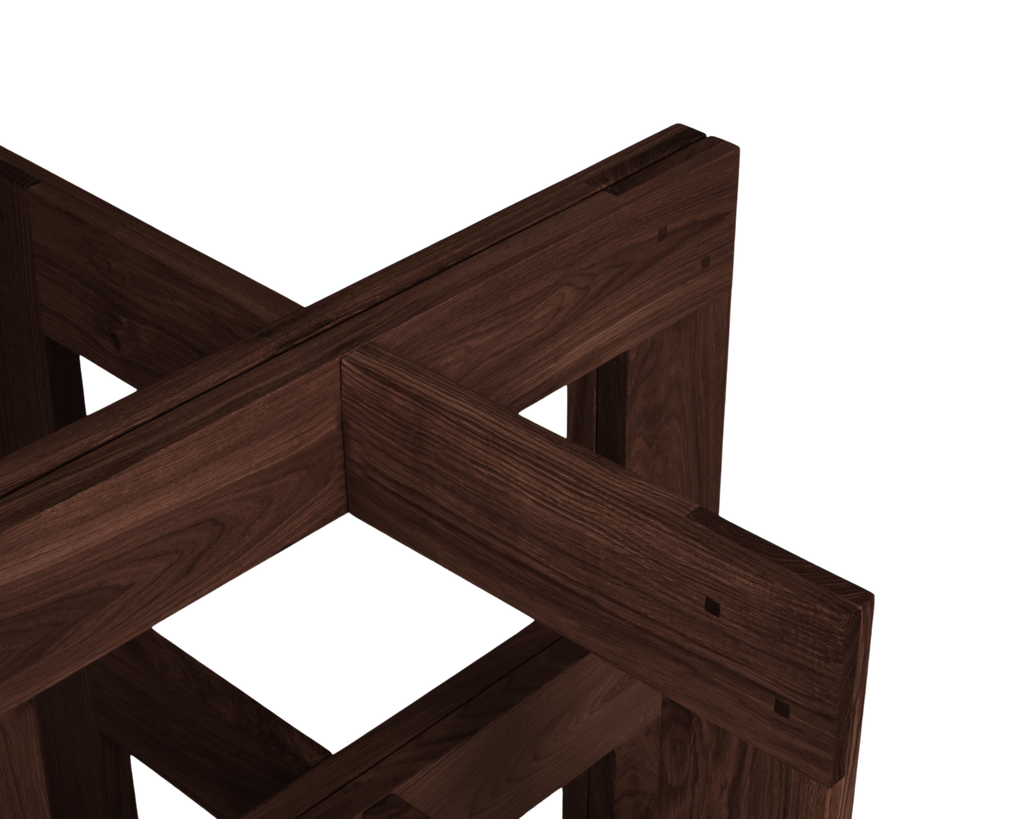 Farmhouse Table Trestles | Dark Oak