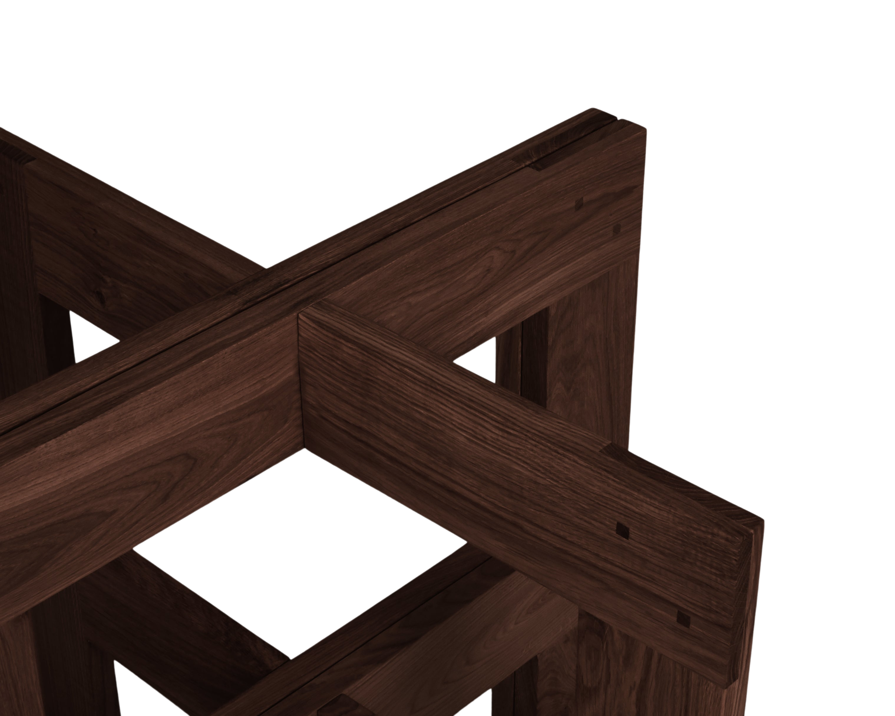 Farmhouse Table Trestles | Dark Oak