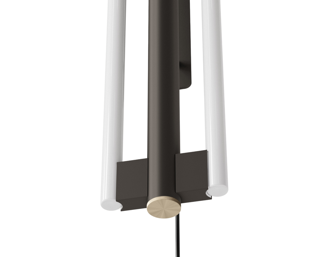 Eiffel Wall Lamp | Gunmetal Steel | Double 1000