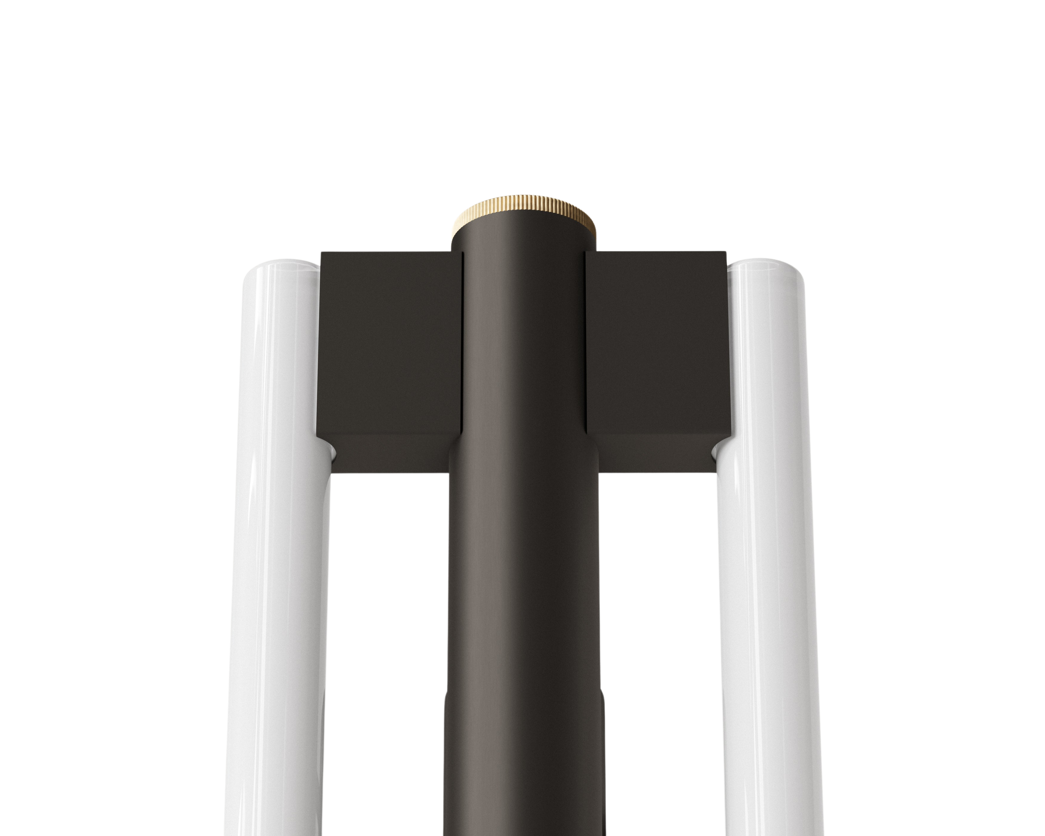 Eiffel Wall Lamp | Gunmetal Steel | Double 500