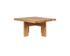 Farmhouse Coffee Table | Natural Oak | Square