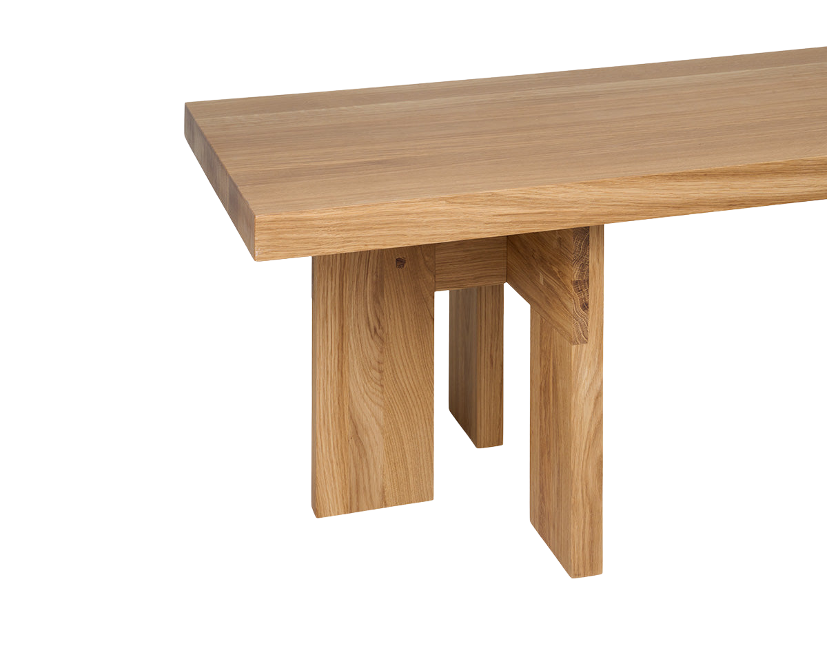 Farmhouse Coffee Table | Natural Oak | Rectangle