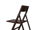 Folding Flat Chair | Dark Brown Birch