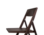 Folding Flat Chair | Dark Brown Birch