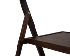 Folding Flat Chair | Dark Brown Birch