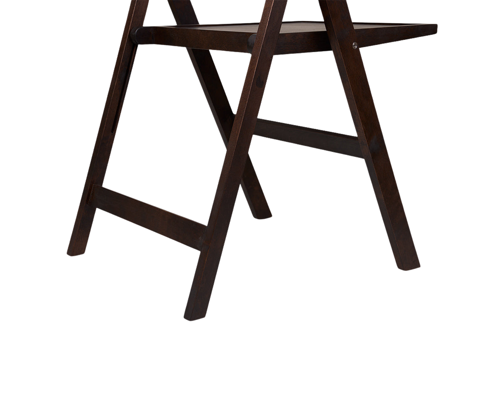 Folding Flat Chair | Dark Brown Birch