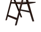 Folding Flat Chair | Dark Brown Birch