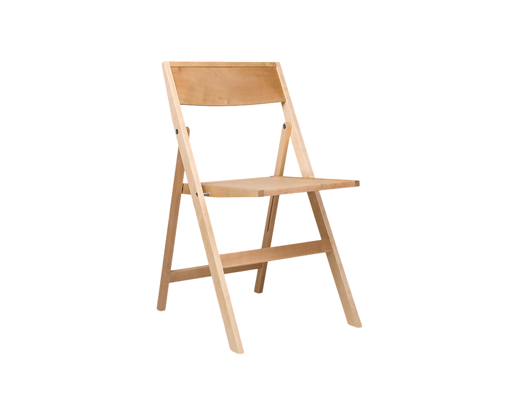 Folding Flat Chair | Natural Birch