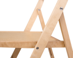 Folding Flat Chair | Natural Birch
