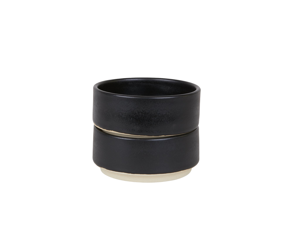 Cabinelm Ceramic Bowls Set of Two | Black | Medium