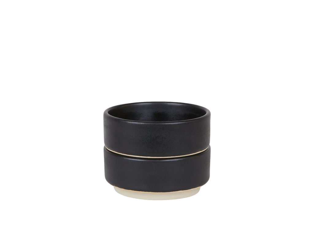 Cabinelm Ceramic Bowls Set of Two | Black | Small